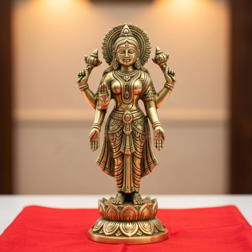 Brass Lakshmi Murti